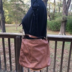 Used Michael Kors Light Brown Leather Tote